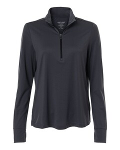 North End NE405W Gray-Women's JAQ Stretch Performance Quarter-Zip Gray