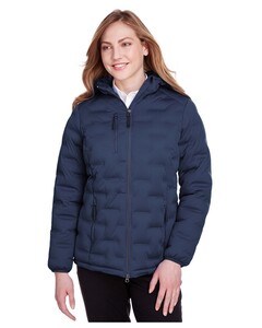 Women's Loft Puffer Jacket Navy North End NE708W Navy