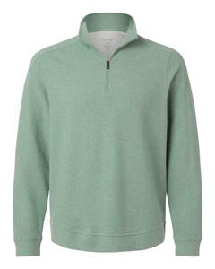 North End NE725 Green-Spirit Textured Quarter-Zip Pullover Green