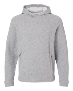 North End NE729 Gray-Men's Spirit Textured Hooded Pullover Gray