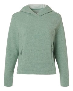 North End NE729W Green-Women's Spirit Textured Hooded Pullover Green