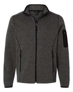 North End NE730 Black-Men's Jasper Full-Zip Fleece Jacket Black