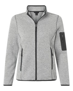 North End NE730W Gray-Women's Jasper Full-Zip Fleece Jacket Gray