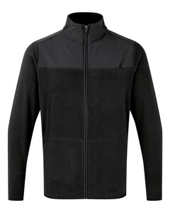 Onna NN800 Black-Men's Agility Panelled Fleece Full-Zip Jacket Black