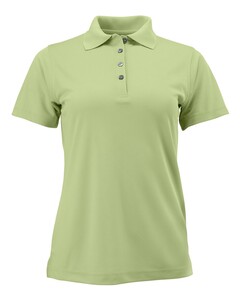Women's Saratoga Performance Mini Mesh Polo Green Paragon 104 Green