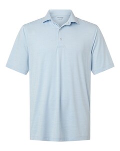 Paragon 162 Blue-Men's Bohemian Striped Heather Performance Polo Blue