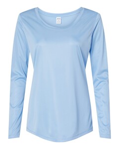 Women's Long Islander Performance Long Sleeve T-Shirt Blue Paragon 214 Blue