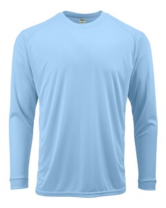 Youth Long Islander Performance Long Sleeve T-Shirt Blue Paragon 218Y Blue
