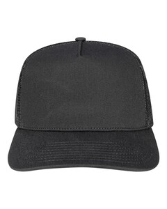 Pukka 5000M Black-Rudder Five-Panel Cap Black