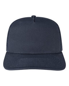 Pukka 5000M Navy-Rudder Five-Panel Cap Navy