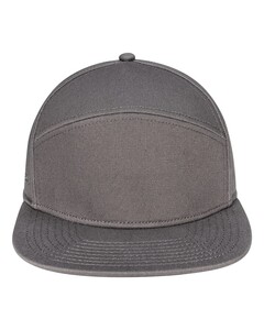 Pukka 7001P Gray-Tradesman Hybrid Six-Panel Cap Gray