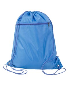 Q-Tees Q135200 Blue-Polyester Cinchpack Blue