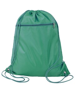 Q-Tees Q135200 Green-Polyester Cinchpack Green