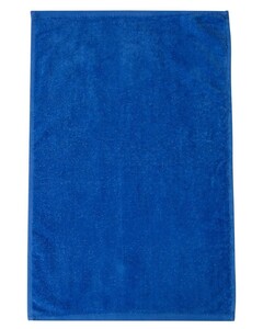 Q-Tees T200 Blue-Hemmed Hand Towel Blue