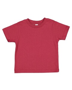 Rabbit Skins 3301J Red-Juvy Short Sleeve Cotton T-Shirt Red