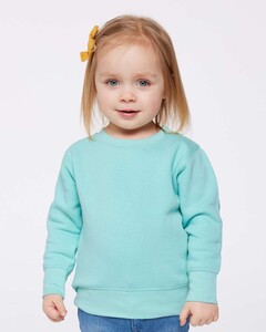 Rabbit Skins 3317 Blue-Green-Toddler Fleece Crewneck Sweatshirt Blue-Green