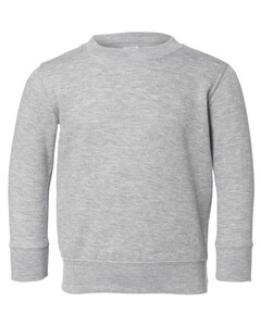 Rabbit Skins 3317 Gray-Toddler Fleece Crewneck Sweatshirt Gray