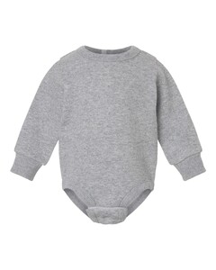 Rabbit Skins 3421 Gray-Infant Fleece Bodysuit Gray