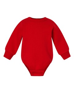 Rabbit Skins 3421 Red-Infant Fleece Bodysuit Red