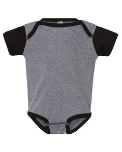 Baby Onesie Gray Rabbit Skins 4400 Gray