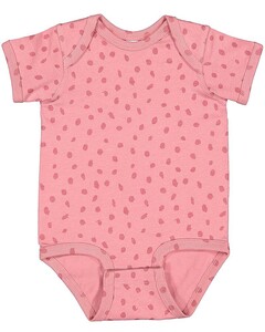 Rabbit Skins 4424 Red-Fine Jersey Infant Lap Shoulder Onesie Red