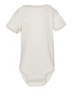 Rabbit Skins 4424 Natural-Fine Jersey Infant Lap Shoulder Onesie Natural