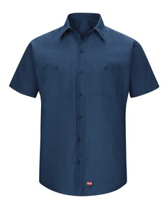 Red Kap SX20 Navy-Men's Mimix™ Short Sleeve Work Shirt Navy