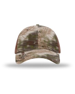 Camo Washed Trucker Hat Camo Richardson 111p Camo