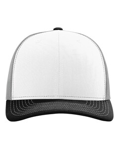 Richardson 112 White-Adjustable Snapback Trucker Hat White