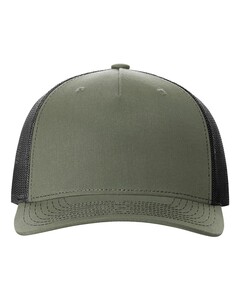 5 Panel Trucker Hat Green Richardson 112FP Green