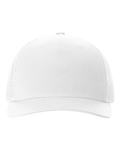 5 Panel Trucker Hat White Richardson 112FP White