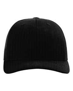 Richardson 112T Black-Tactical Trucker Cap Black