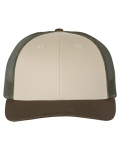 Low Profile Trucker Hat Brown Richardson 115 Brown