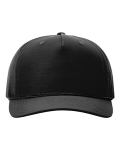 Richardson 355 Black-Laser Perf Performance Rope Cap Black