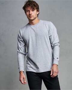 Combed Ringspun Long Sleeve T-Shirt Gray Russell Athletic 600LRUS Gray