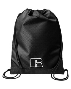 Russell Athletic UB84UCS Black-Lay-Up Carrysack Drawstring Bag Black
