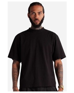 Shaka Wear MCS Black-Men's Cropped Max Heavyweight T-Shirt Black