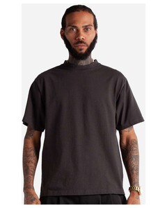 Shaka Wear MCS Black-Men's Cropped Max Heavyweight T-Shirt Black