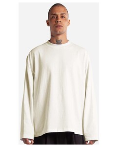 Shaka Wear MOL White-Men's Max Heavyweight Oversized Long Sleeve T-Shirt White