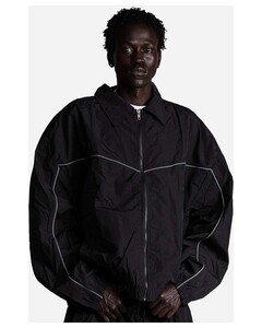 Shaka Wear SH3MWONJ Black-Unisex Wind OPPS Reflective Jacket Black