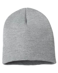 Sportsman SP08 Gray-8" Knit Beanie Gray