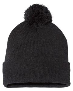 Sportsman SP15 Gray-Pom Pom Beanie Gray