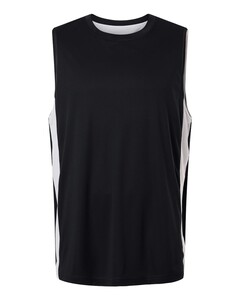 Team 365 TT115 Black-Unisex Zone Performance Reversible Jersey Black