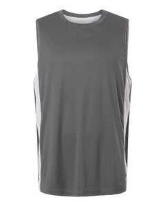 Team 365 TT115 Gray-Unisex Zone Performance Reversible Jersey Gray