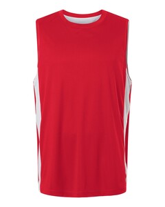 Team 365 TT115 Red-Unisex Zone Performance Reversible Jersey Red