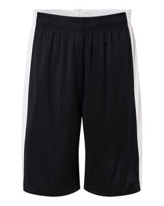 Team 365 TT115B Black-Unisex Zone Performance Reversible Shorts Black