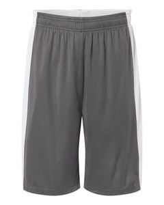 Team 365 TT115B Gray-Unisex Zone Performance Reversible Shorts Gray