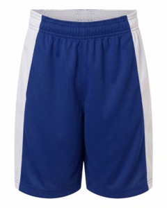 Team 365 TT115BY Blue-Youth Zone Performance Reversible Shorts Blue