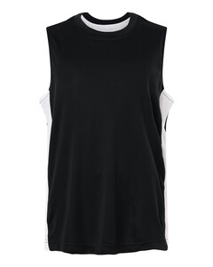 Team 365 TT115Y Black-Youth Zone Performance Reversible Jersey Black
