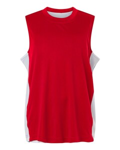 Team 365 TT115Y Red-Youth Zone Performance Reversible Jersey Red
